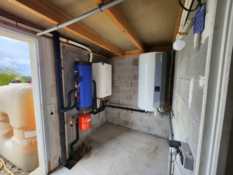 Installation de pompe à chaleur air/eau Nord Isère, Nord Isère, Dechanoz